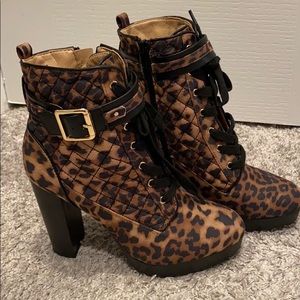 Leopard Boots